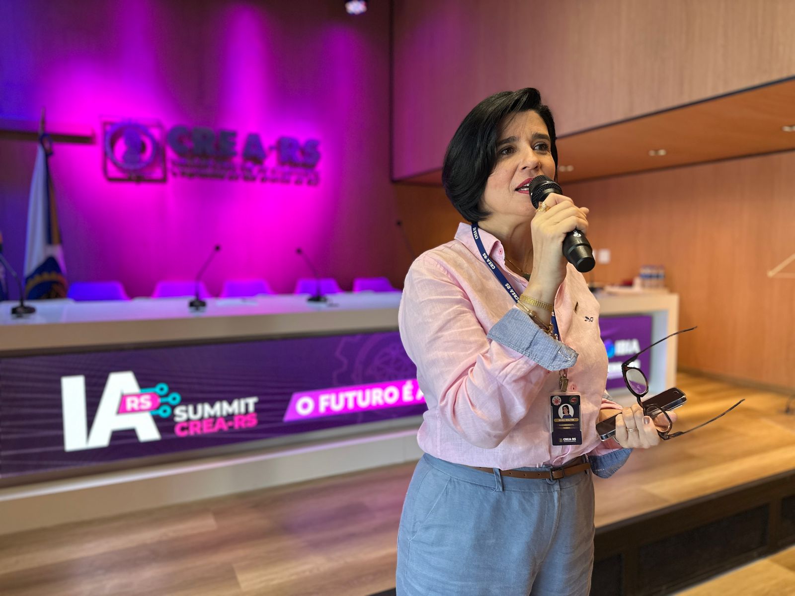 Presidente, Eng. Amb. Nanci Walter, ressaltou que a IA está sendo implantada no CREA-RS